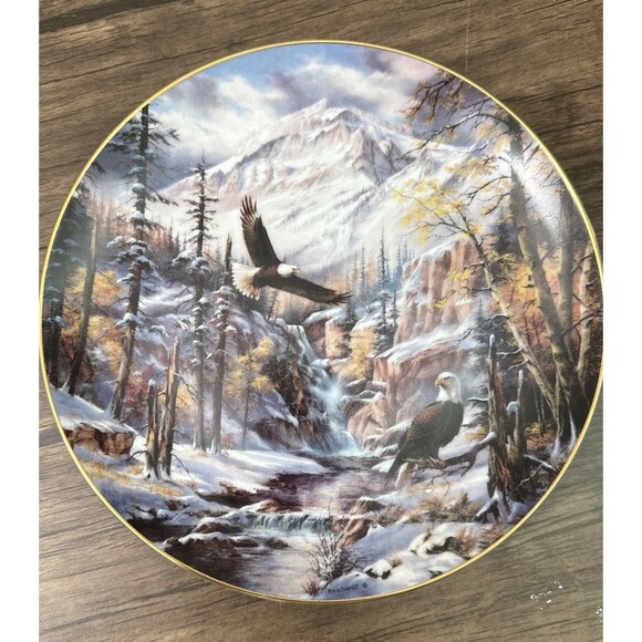 The Danbury Mint “God Bless America” Limited Edition  8 Inch Plates Set Of 4 - Picture 6 of 10